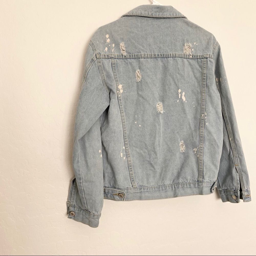 Levi’s Vintage Distressed Dad Trucker Jacket S/M - Picture 3 of 11